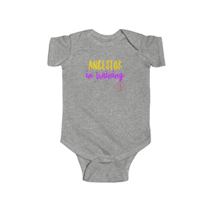Infant Ancestor in Training Jersey Bodysuit (yellow & purple)